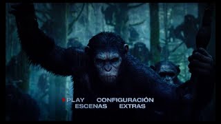 EL AMANECER DEL PLANETA DE LOS SIMIOS DAWN OF THE PLANET OF THE APES 2014  Inicio DVD España [upl. by Ynobe]