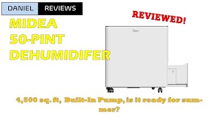 Costcos 4500 sq ft 50 pint Midea Dehumidifier Review [upl. by Bruns536]