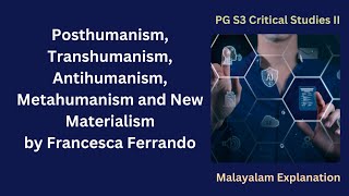 Posthumanism Transhumanism Antihumanism and New Materialism Francesca Ferrando [upl. by Styles]