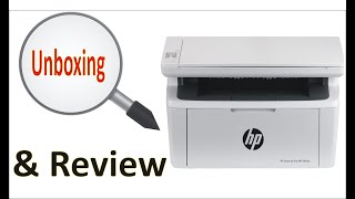 Hp Laser Jet pro MFP M29w Unboxing And Review 2021  HindiUrdu [upl. by Wittenburg615]