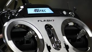 Hitec Flash 7 Tx  Overview and Operation Manual [upl. by Fillian]