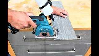 Makita Cordless 12V Tile Saw Unboxing Test amp Review [upl. by Eurydice]