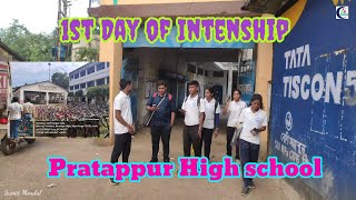 Internship in Pratappur High school  PANSKURA BANAMALI COLLEGE Mped 3rd sem [upl. by Aerb]