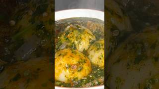 Banku with Soup shorts cooking food foodie best [upl. by Nylac]