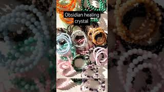 Benefits of Obsidian healing bracelet [upl. by Sousa]