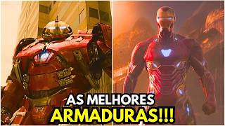 TOP 10 MELHORES ARMADURAS DO HOMEM DE FERRO [upl. by Berglund]