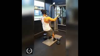 Unilateral High Pulley Cable Rows gymtips personaltrainer cablerow [upl. by Einttirb395]