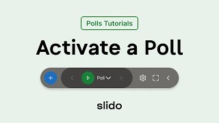 Launch a Poll ⎸ Polls Tutorial [upl. by Mulloy]