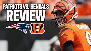 Patriots vs Bengals Week 1 Game Review  PFF [upl. by Madora590]