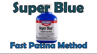 How to use Super Blue to put a quick Patina on your Carbon Steel knives [upl. by Winson272]