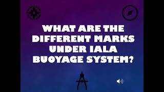 Topic 16 IALA Buoyage System [upl. by Ahon]