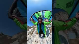 EXTREME 1200m Cliff Jump with a Kite [upl. by Blandina279]