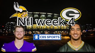 Vikings Vs Packers live play by play [upl. by Arela]