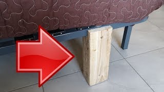 Comment fabriquer des pieds de lit en bois 100 Recyclage [upl. by Allehcram]