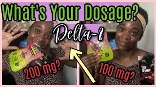 What’s the right dosage of Delta8 THC  Delta8 Gummy Review [upl. by Kcirdneked]