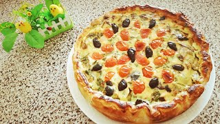 Recette tarte saumon pommes de terre🥧 البطاطس و سمك السلمون🙋‍♀️🌹👌👍 [upl. by Ayahsey770]