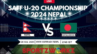 NEPAL VS BANGLADESH  FINAL SAFF U20 Men’s Championship 2024 NEPAL [upl. by Brieta]