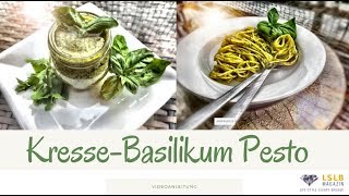 Kresse Basilikum Pesto Rezept [upl. by Alket]