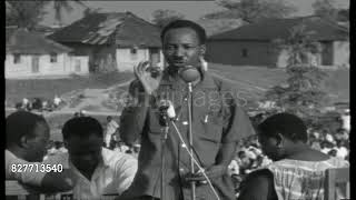 Julius Nyerere giving a speech prior to Tanganyikan Independence  July 1960 [upl. by Myrtle]