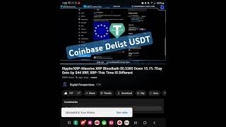 Ripple XRP Coinbase Announce Delisting [upl. by Ariella978]