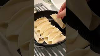 Easy Chinese PanFried Dumplings Recipe chinesefood delicious recipe [upl. by Aisemaj]