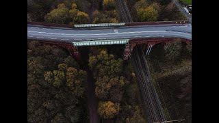 Gamesley Forest Glossop North Derbyshire  DJI Mini 2 [upl. by Ylle]