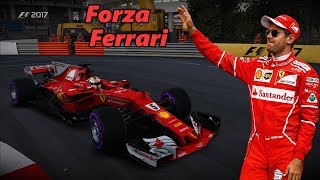 Circuit De Monaco with Sebastian Vettel  F1 with Eurobeat [upl. by Allecnirp]