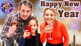 Silvesterparty Feier Spezial  wir tanzen die ganze Nacht  Family Fun [upl. by Artenak509]