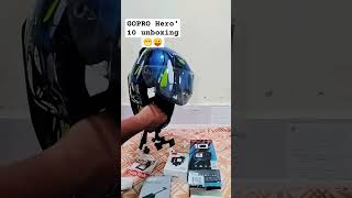 GoPro Gopro Hero 10 unboxing YouTube 🏍️ [upl. by Janyte92]