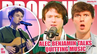 Alec Benjamin Talks Quitting Music Dropouts 180 [upl. by Rie]