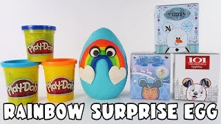 PlayDoh Rainbow Surprise Egg and Blind Boxes Surprise Toys by DCTC Amy Jo [upl. by Geffner425]