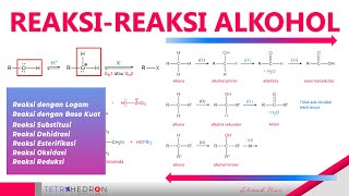 REAKSIREAKSI ALKOHOL LENGKAP [upl. by Annoda]