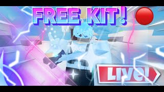 GIVING KITS LIVE ROBLOX BEDWARS [upl. by Anivas]