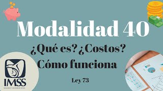 MODALIDAD 40 COSTOS ¿QUÉ ES¿COMÓ FUNCIONA [upl. by Emera]