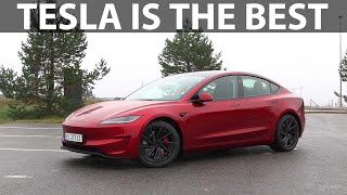 Tesla Model 3 Performance Highland range test [upl. by Lamdin]