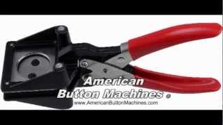 Dynamo Handheld Punch Cutter  American Button Machines [upl. by Onailil476]