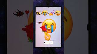 🐝😭💅🙄 emoji mixing digitalart emojichallenge funny shorts [upl. by Vincelette]