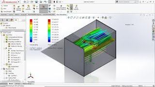 CFD Analysis Vertical Axis Ugrinsky Wind Turbine use Solidworks [upl. by Leona]