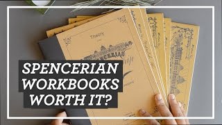 SPENCERIAN WORKBOOKS  Worth It  Spencerian System of Practical Penmanship Review [upl. by Aurelie]