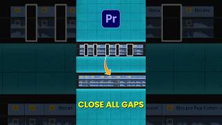 Close all gaps  premiere pro tutorial  tutorial premierepro [upl. by Creighton]