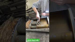 💲61605 ram 3500 Chocked Muffler❓ Inside Views  Big revile exhaust muffler [upl. by Poucher]