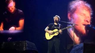 First live performance of Save Myself  Ed Sheeran Glasgow 41617 [upl. by Myrle]