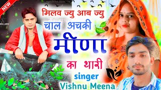 Song 20 मीणा सॉन्ग  मिलब ज्यु आब ज्यु चाल अचकी मीणा का थारी  Singer vishnu kuagoan [upl. by Halstead108]