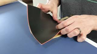 Ping Pong Paddle Rubber Replacement [upl. by Lust350]