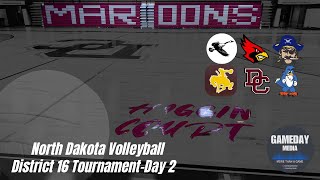 11124🏐ND Class B Volleyball🔷🏐District 16 TournamentDay 2🏐🔷 [upl. by Norrab]