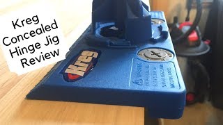 How to use the Kreg Concealed Hinge Jig KHI Hinge Product Review [upl. by Galligan]