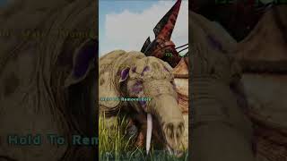 How To Tame A Phiomia In Ark Survival Evolved shorts ark [upl. by Ahsert]