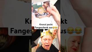 Knossi packt Fangeschenk aus😂😂 opening paket zuschauerpakete monte jens [upl. by Tomkins]