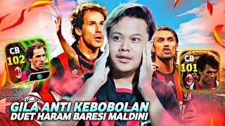 DUET BEK RATING TERTINGGI BARESI 102 MALDINI 101🔥 TANPA KEBOBOLAN SAMA SEKALI EFOOTBALL 2024 MOBILE [upl. by Diskin]