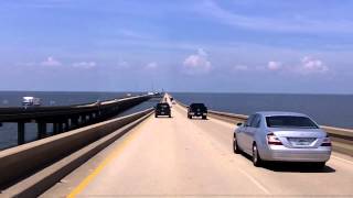 The Worlds Longest Overwater Bridge the Lake Pontchartrain Causeway [upl. by Somerset]